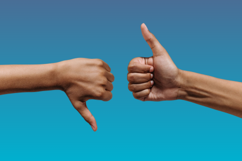 Thumbs up or Thumbs down