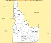 Idaho map
