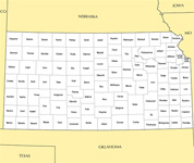 Kansas map