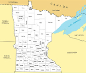 Minnesota map