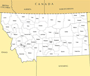 Montana map