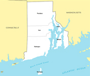 Rhode Island map