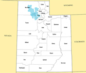 Utah map