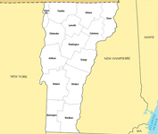 Vermont map