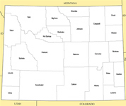 Wyoming map