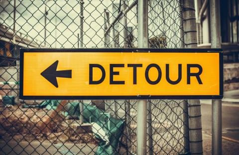 Detour sign