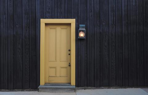 Closed door
