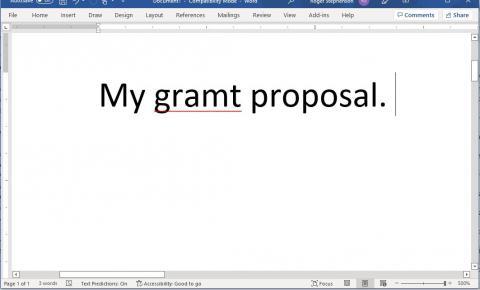My gramt proposal