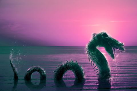 Loch ness - pink