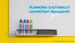 Planning culturally competent programs